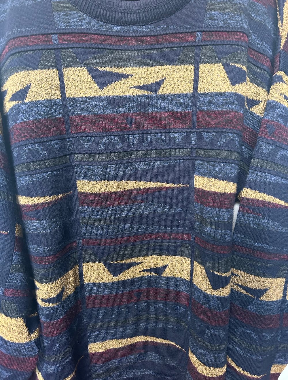 True vintage Retro Pulli Strickpullover boho hippie ethno Oversize