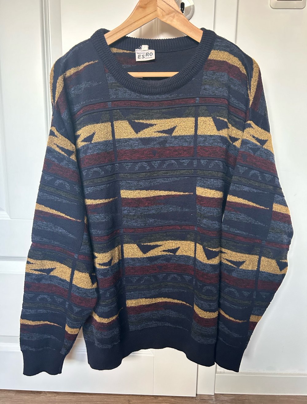 True vintage Retro Pulli Strickpullover boho hippie ethno Oversize