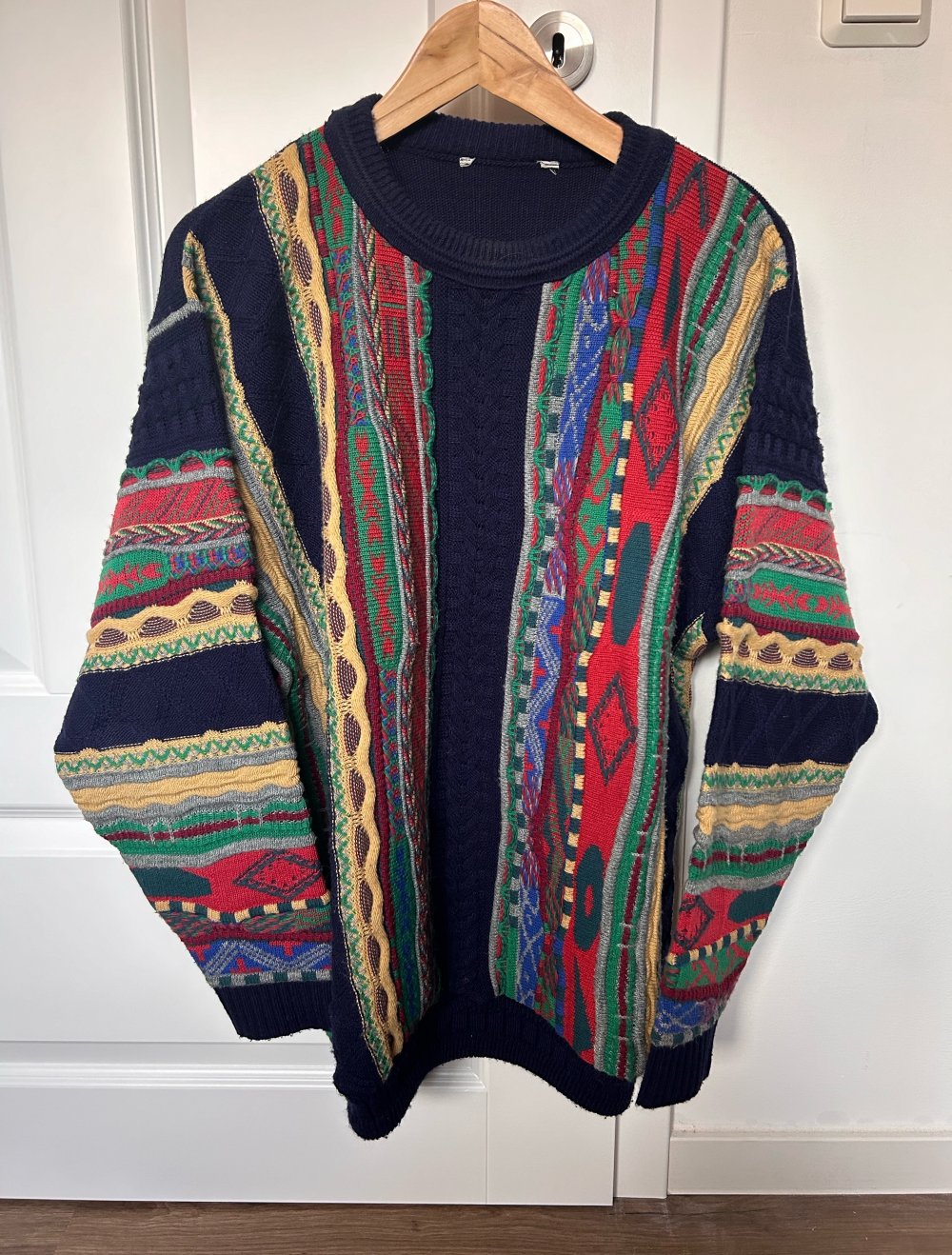 True vintage Retro Pulli Strickpullover boho hippie ethno Oversize