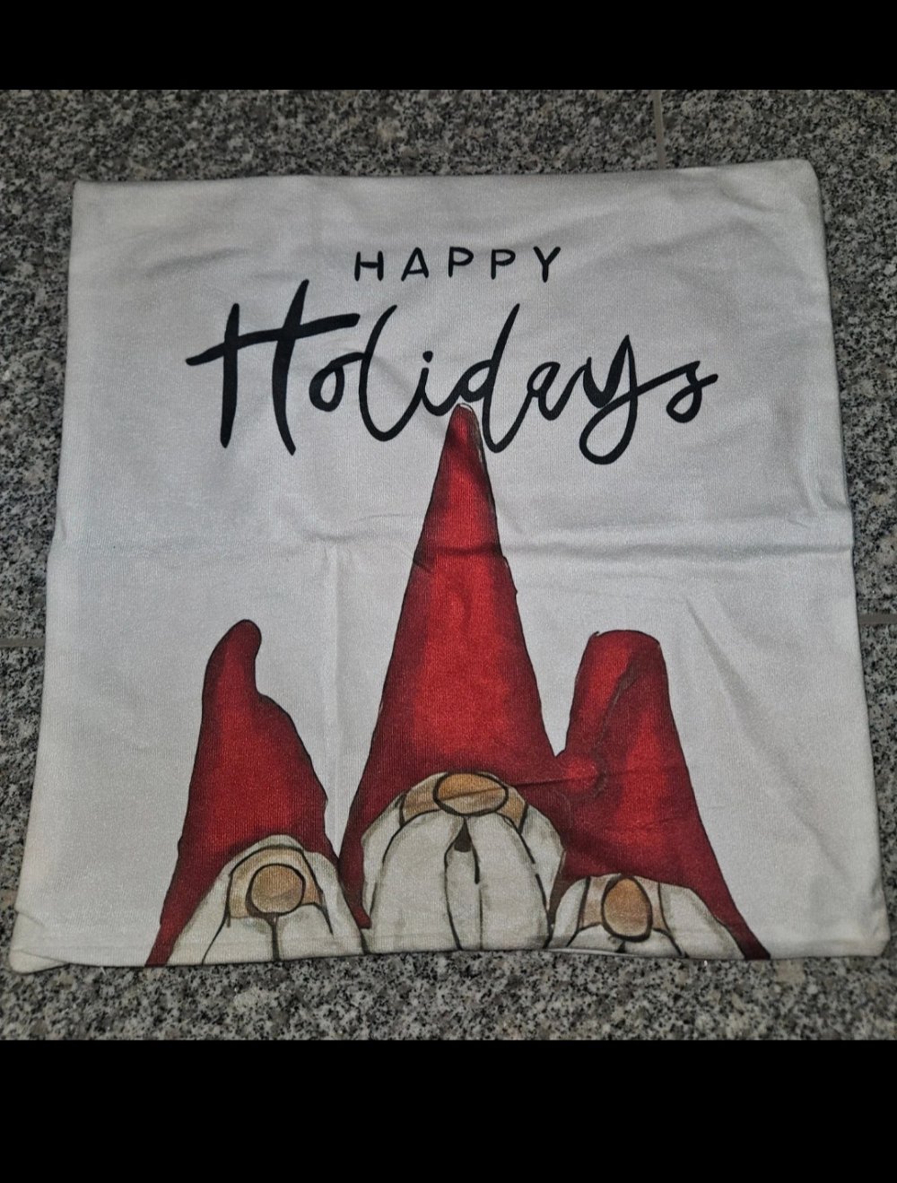 Kissenbezug Weihnachtsmotiv Wichtel