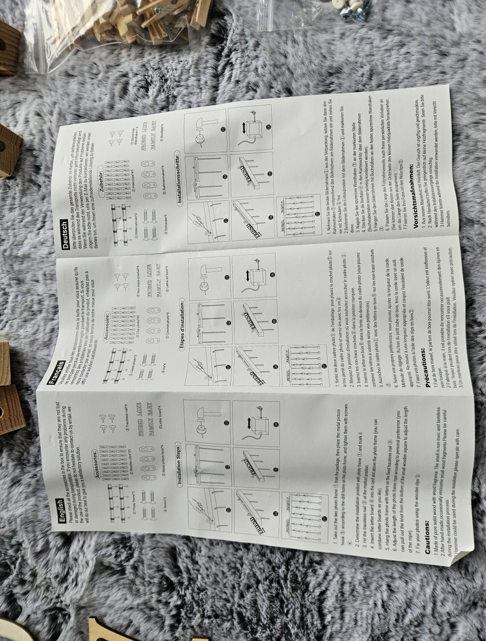 Wandhalterung für Bilder