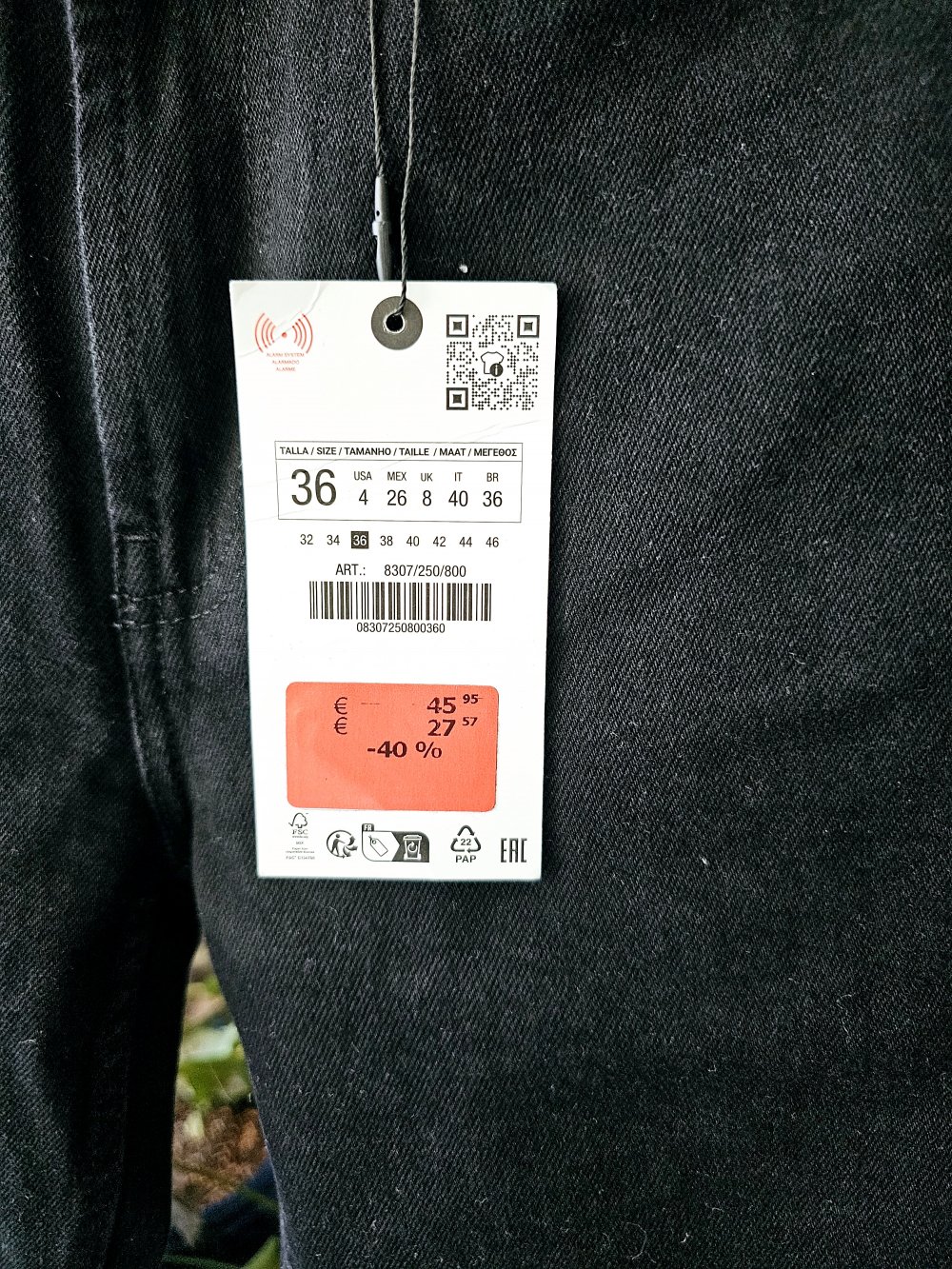 Zara Jeans Röhrenhose Große 36 neu mit Etikett