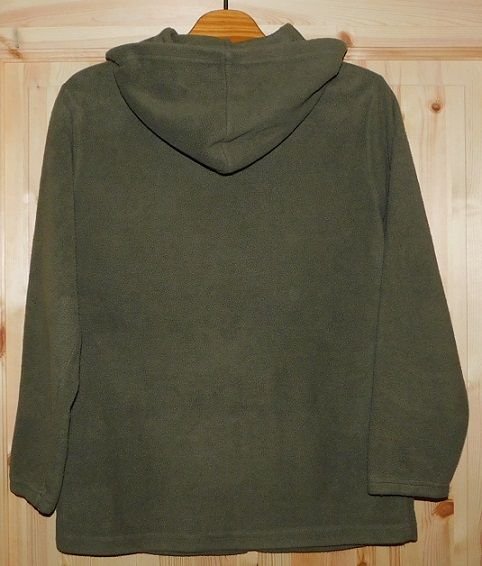 Gr.146-152 Jacke Fleece warm khaki Stickerei