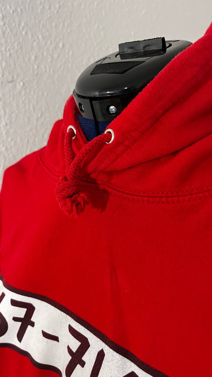 Panzerknacker-Hoodie in Rot (Karneval, Größe L)