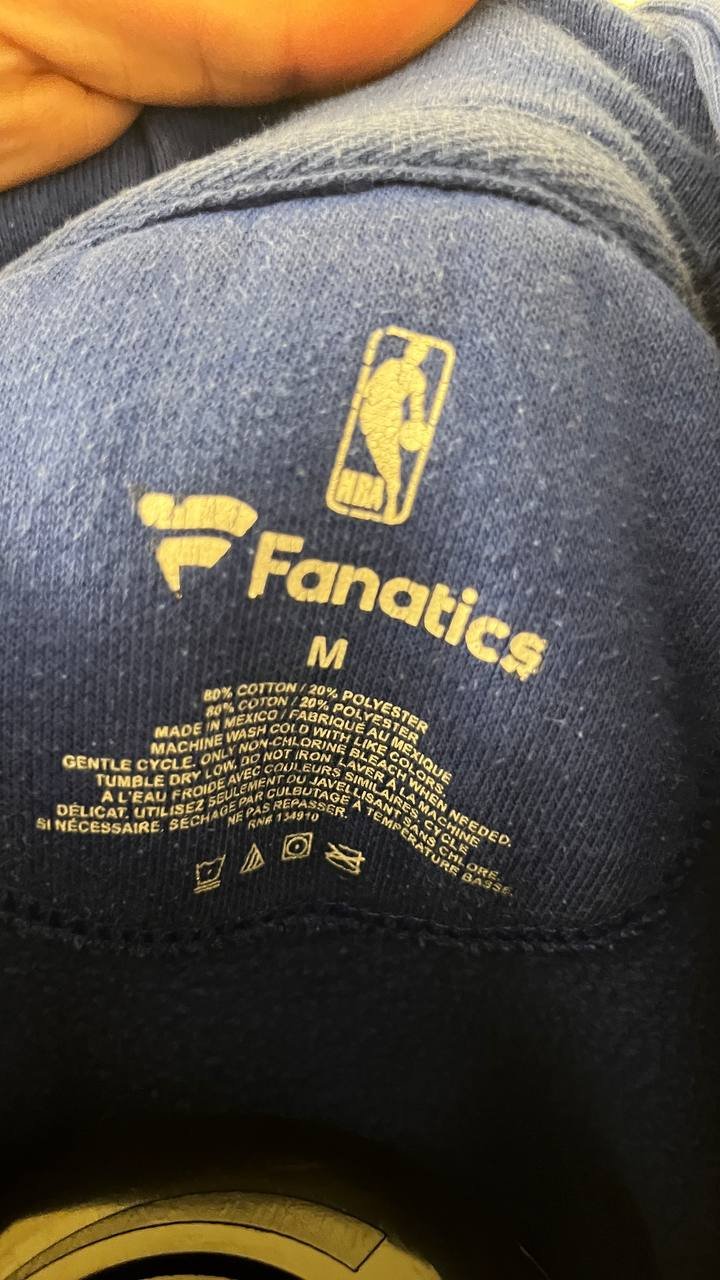 NBA-Hoodie in Blau (Philadelphia 76ers, Ben Simmons, Größe M)