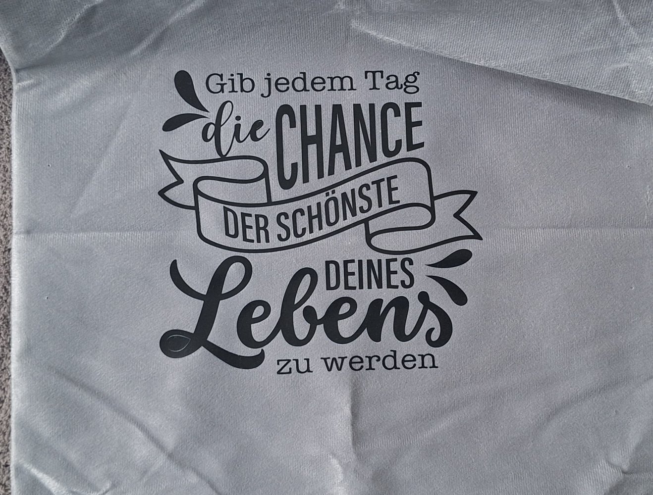 Kissen oder Kissenbezug