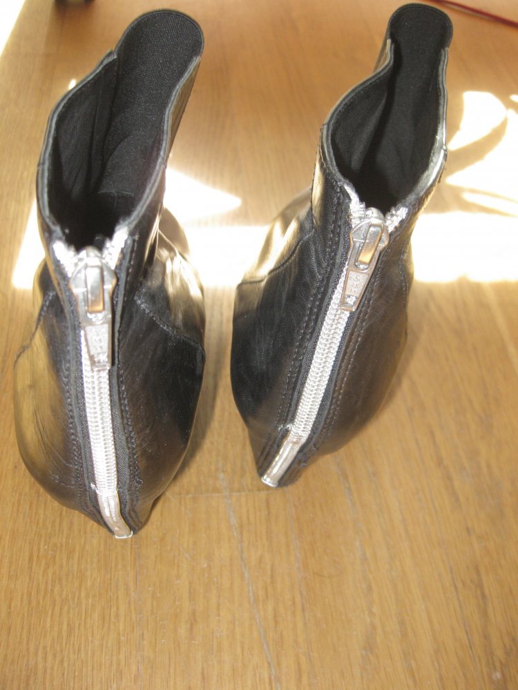 Wedge Stiefeletten Keilabsatz sexy 40