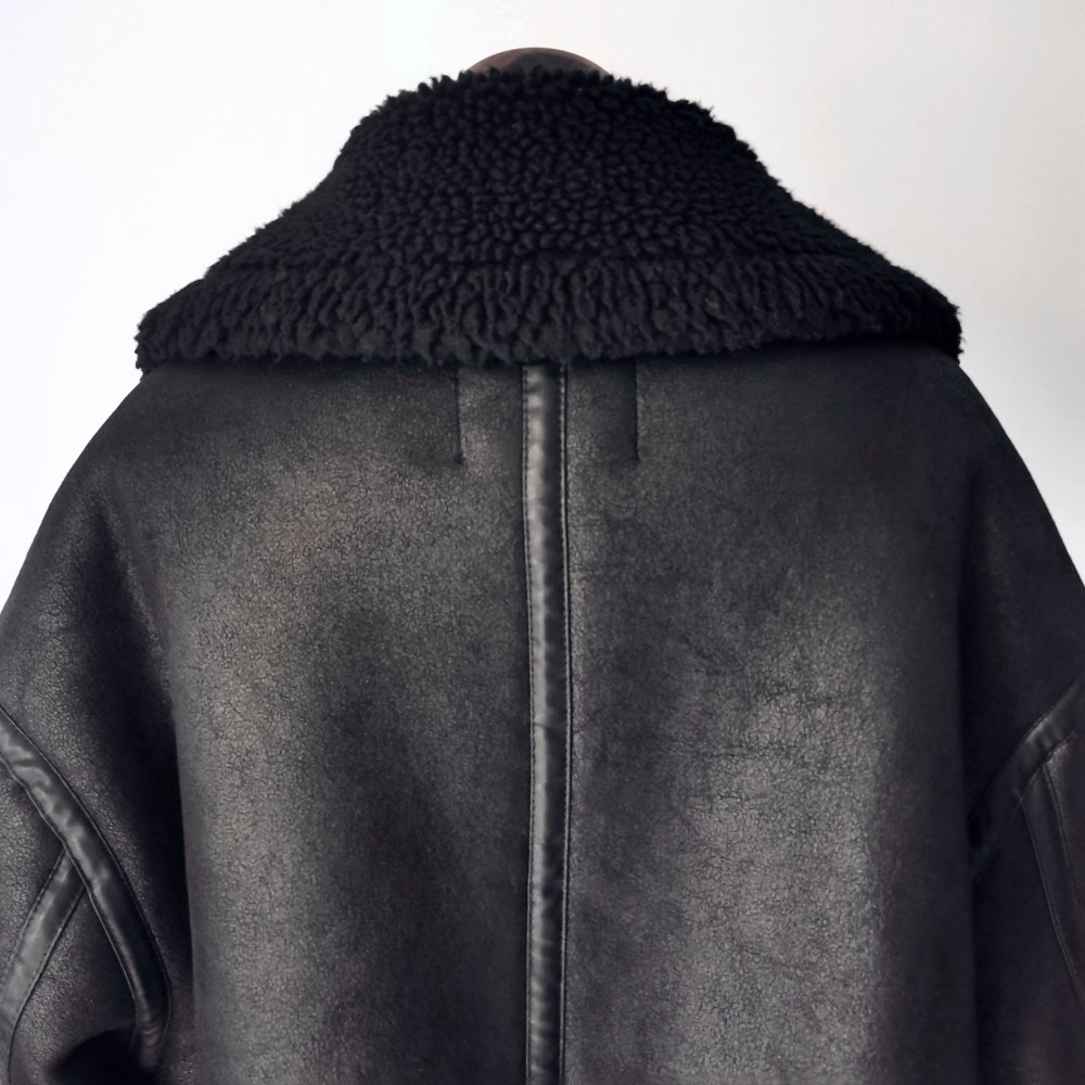 Zara - Biker Teddy Jacket - Black/Schwarz - Gr. S / 36 - Neu!