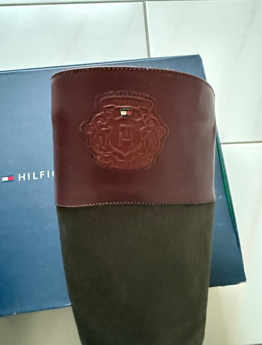 Tommy Hilfiger ❇️ Stiefel Leder Braun ❇️ Gr. 40 in OVP
