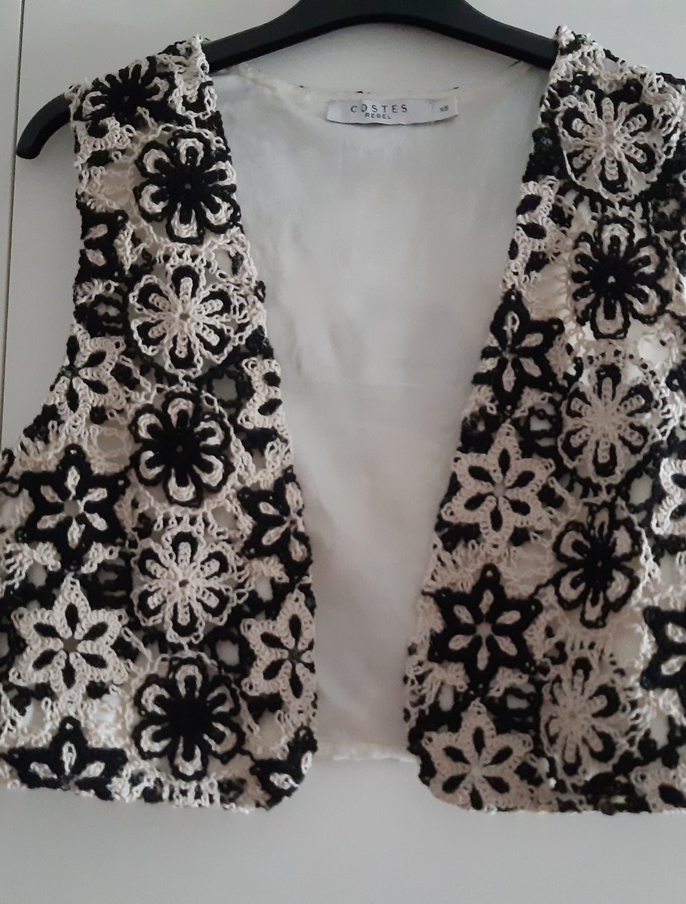 Costes rebel Weste cropped Gr.34 Bohemian Style nw.