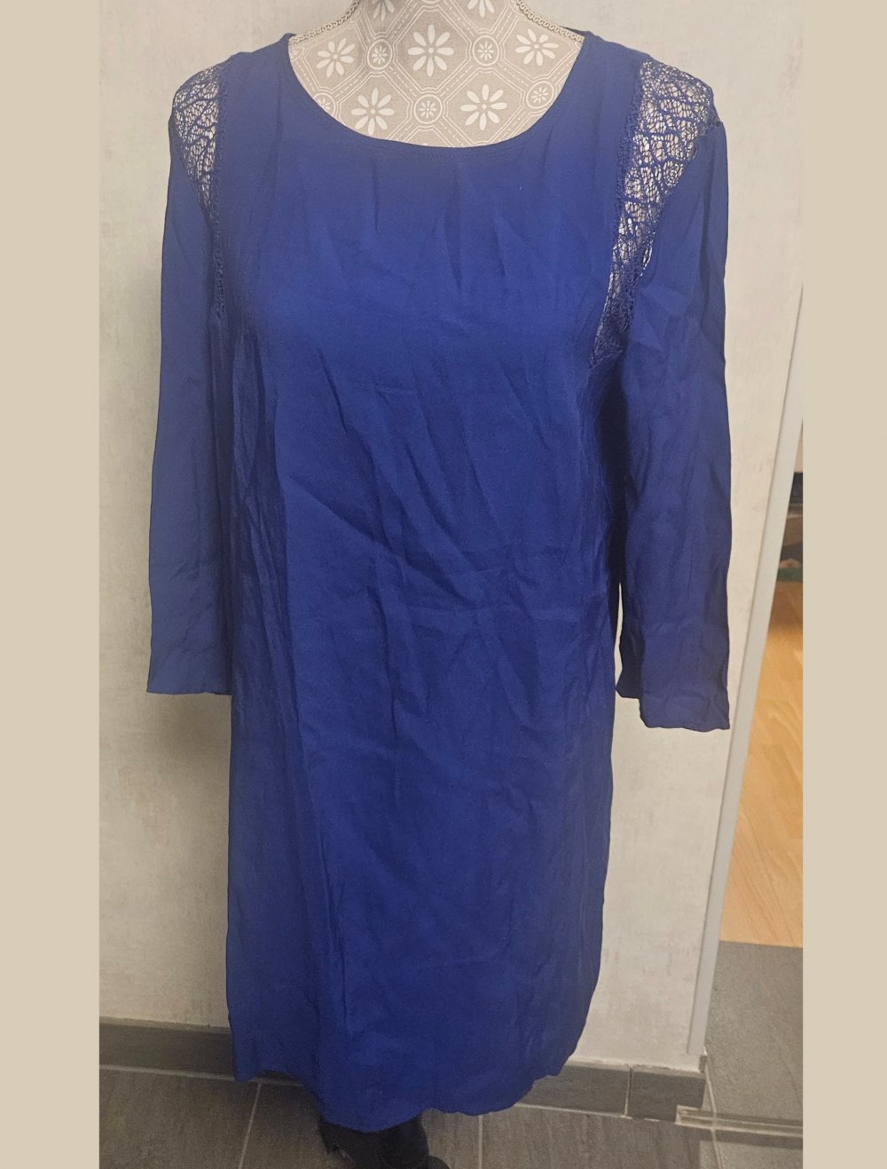 blaues Ungetragenes H&M Kleid Gr. 40