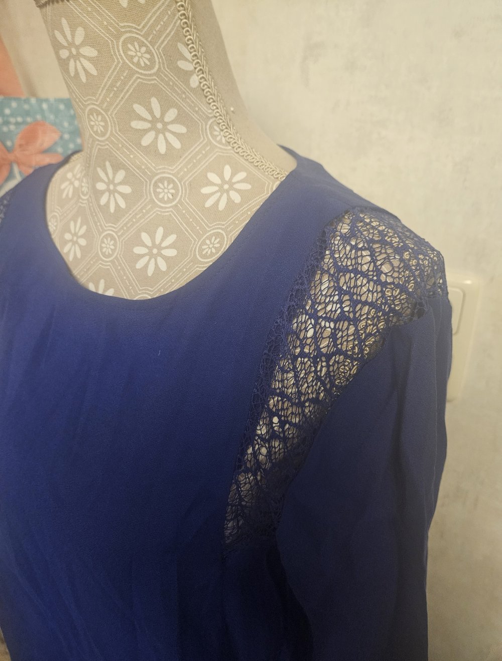 blaues Ungetragenes H&M Kleid Gr. 40