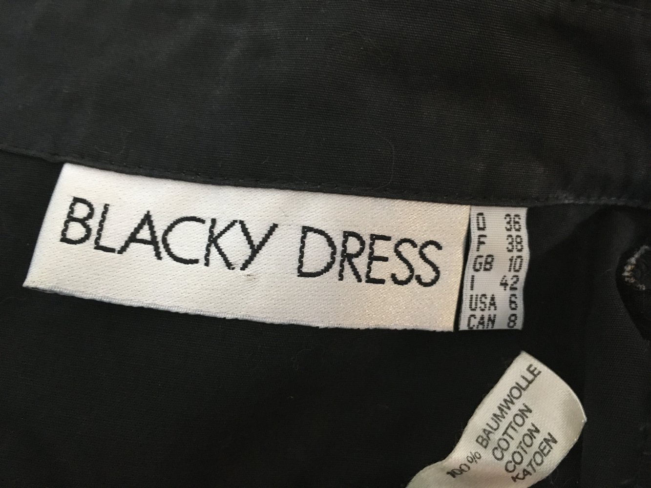 NEU - Blacky Dress Berlin Hemd / Bluse, schwarz, 100 % Baumwolle - Gr. S / 36