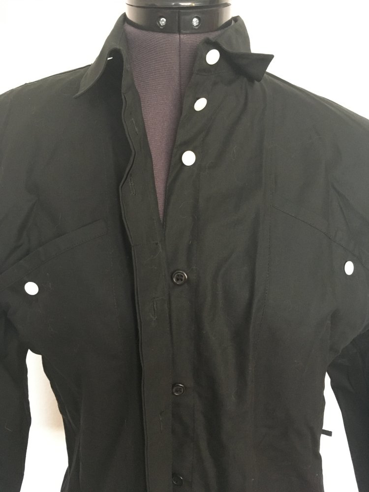 NEU - Blacky Dress Berlin Hemd / Bluse, schwarz, 100 % Baumwolle - Gr. S / 36