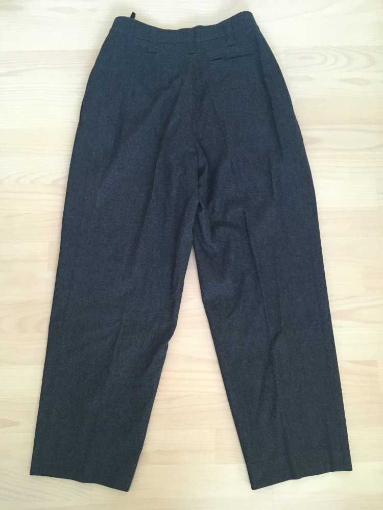 Jil Sander Business Hose 100 % Viskose + Wolle, schwarz - Gr. 38 / M