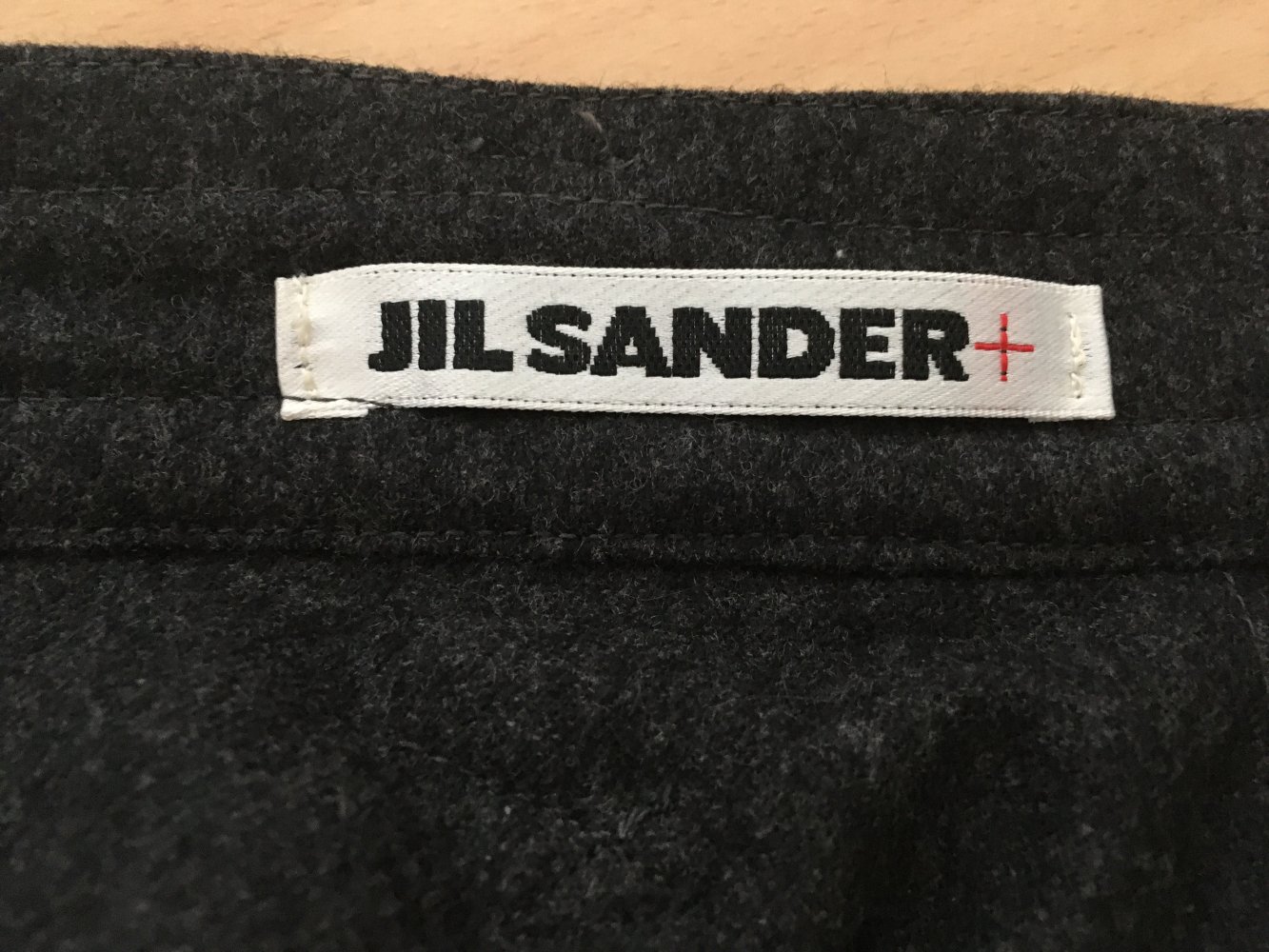 Jil Sander Business Hose 100 % Viskose + Wolle, schwarz - Gr. 38 / M