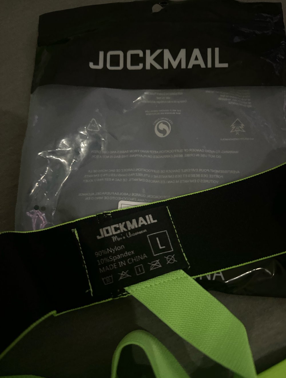 Herren Jockstrap von Jockmail „L“