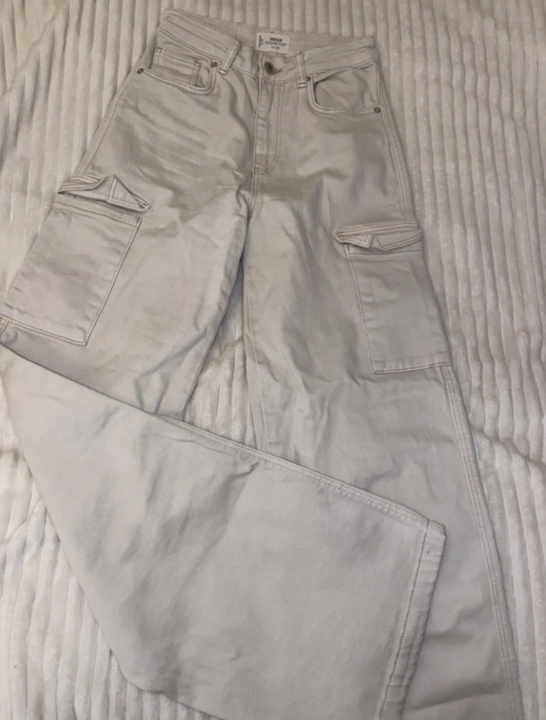 weiße Jeans