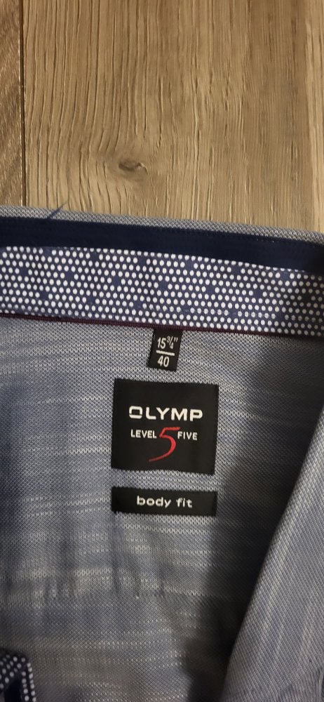 Olymp Hemd - Blau - Größe M (40)