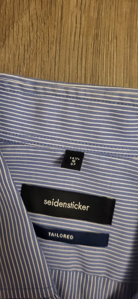 Seidensticker Hemd - Größe S (37) - blau