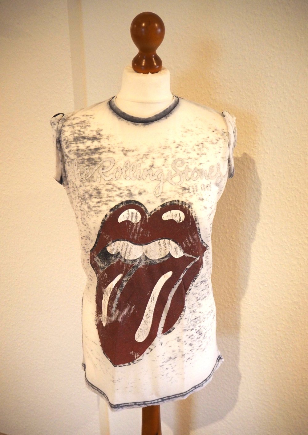 Rolling Stones Shirt im Boyfriend & Used Look