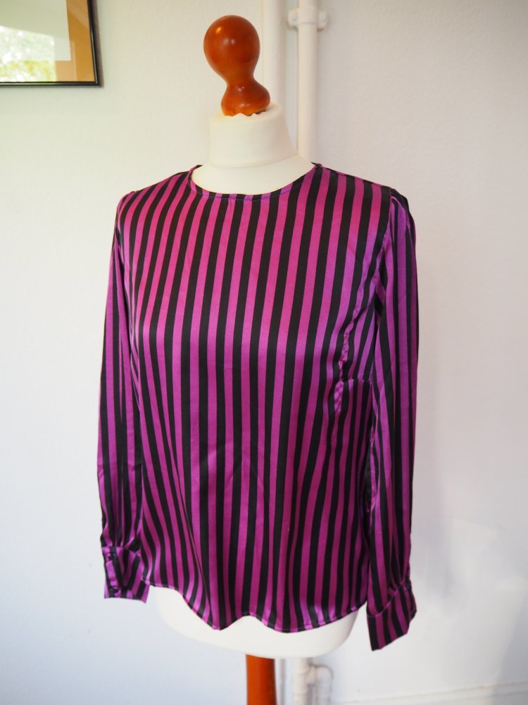 Edle Bluse in Satin-Optik