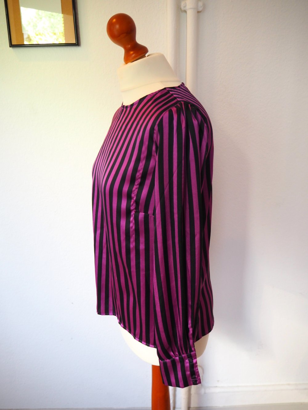 Edle Bluse in Satin-Optik