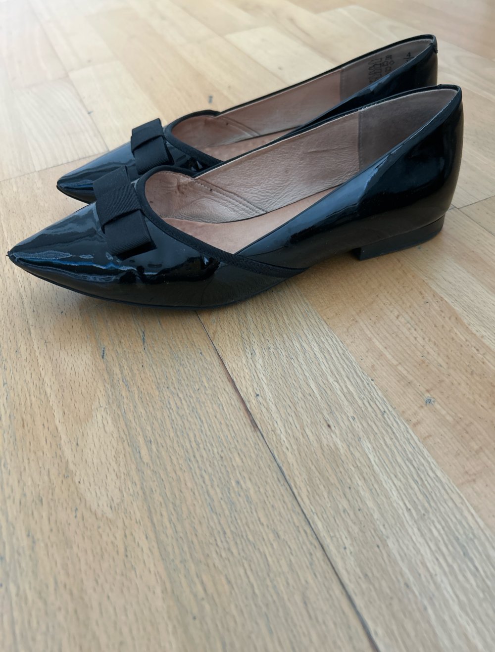 ledergefütterte Ballerinas