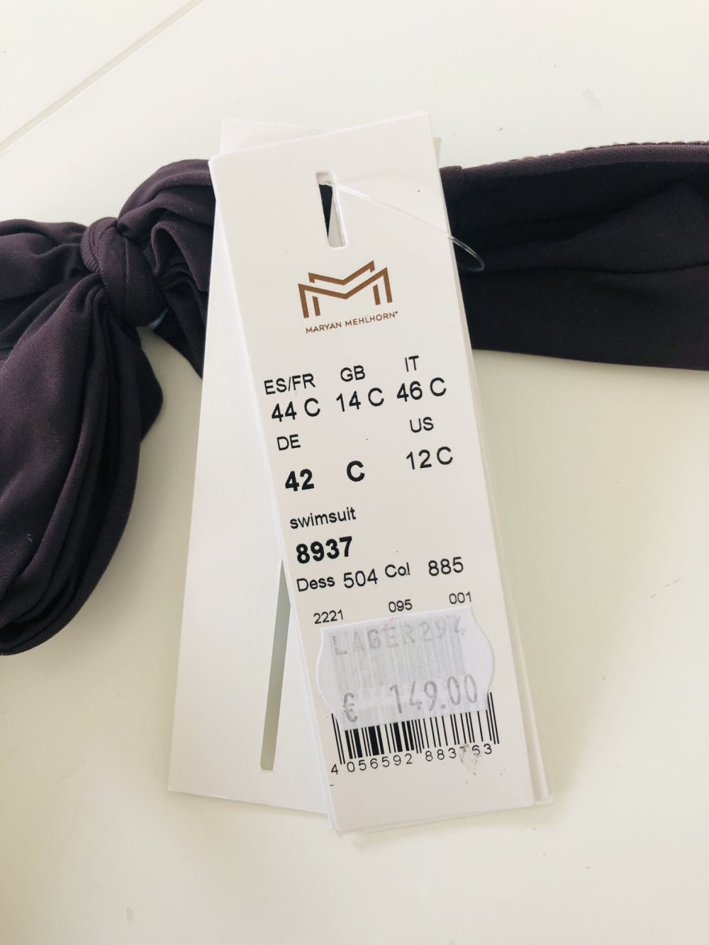 Maryan Mehlhorn Badeanzug braun Gr 42 C statt 150 eur