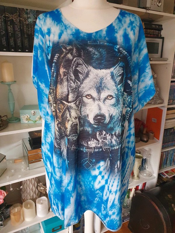 Shirt mit Wolf-Motiv