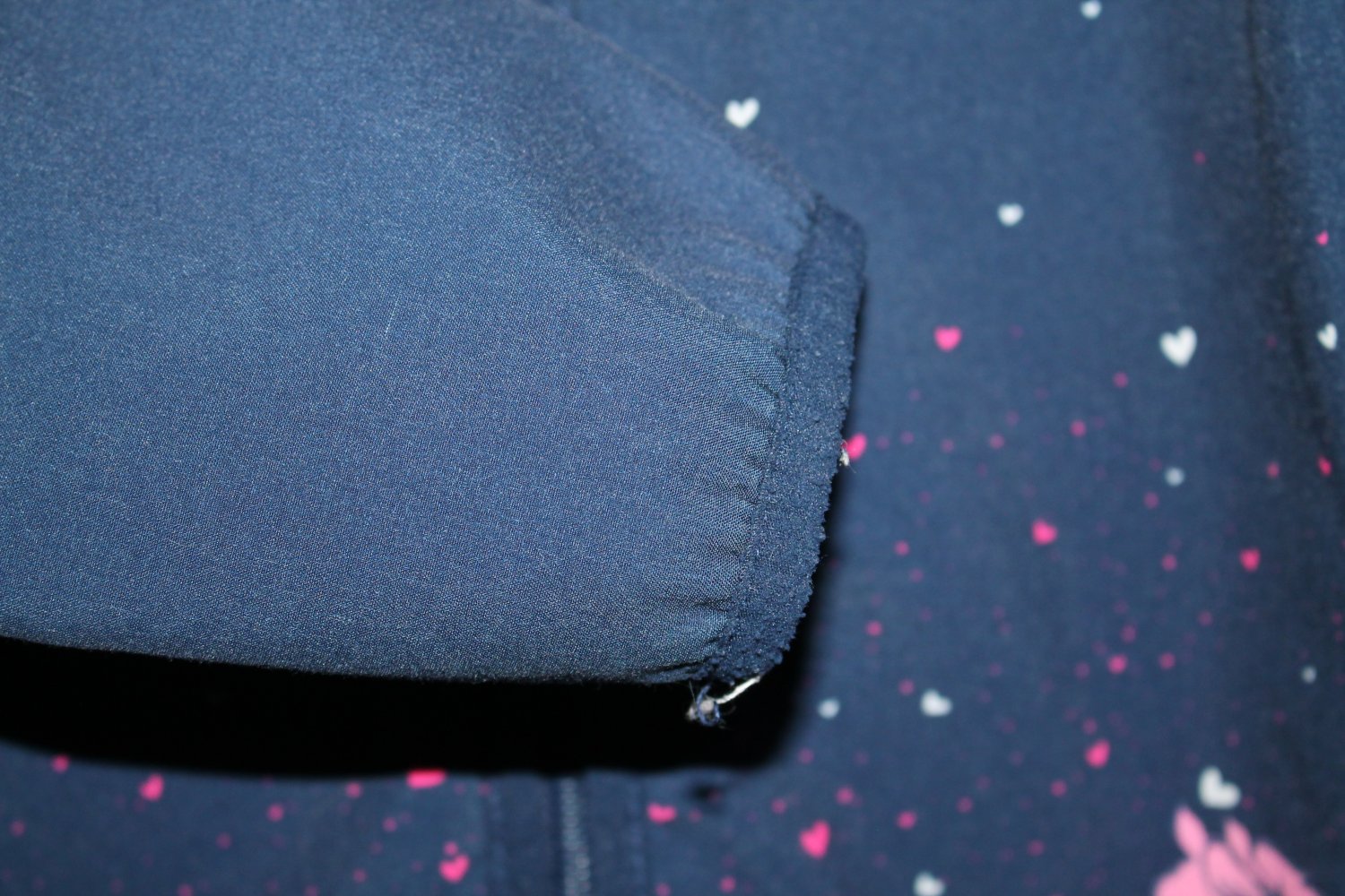 Topolino Softshelljacke Jacke Gr. 122 128 dunkelblau pink rosa Pferde