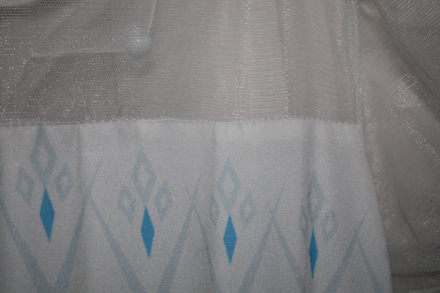 Frozen Kostüm Kleid Elsa Gr. 134 140 weiß blau Schleppe Brautkleid
