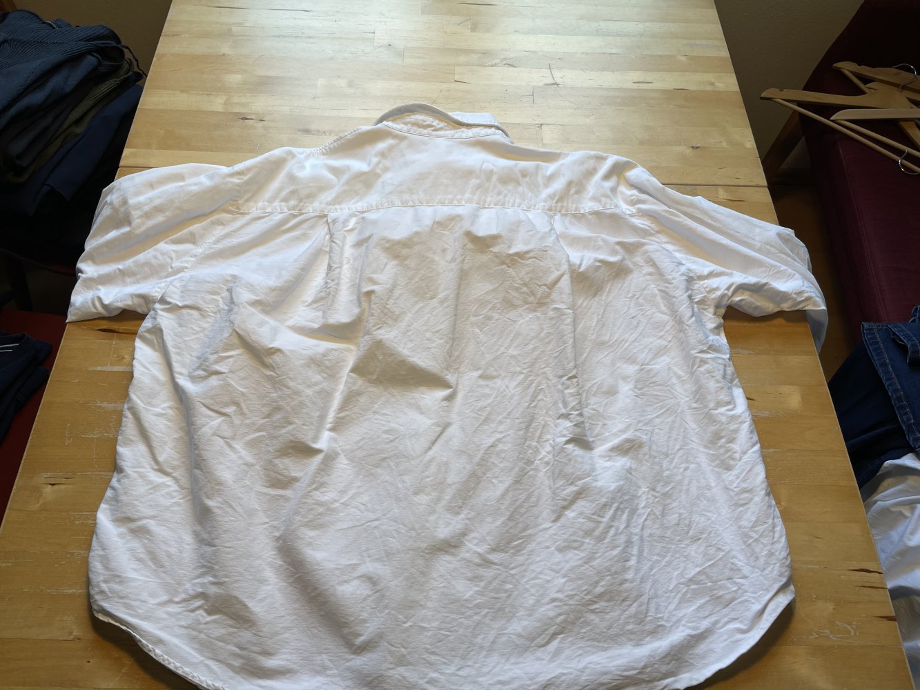 H&M Hemdbluse fester Stoff XL (48/50) weiß