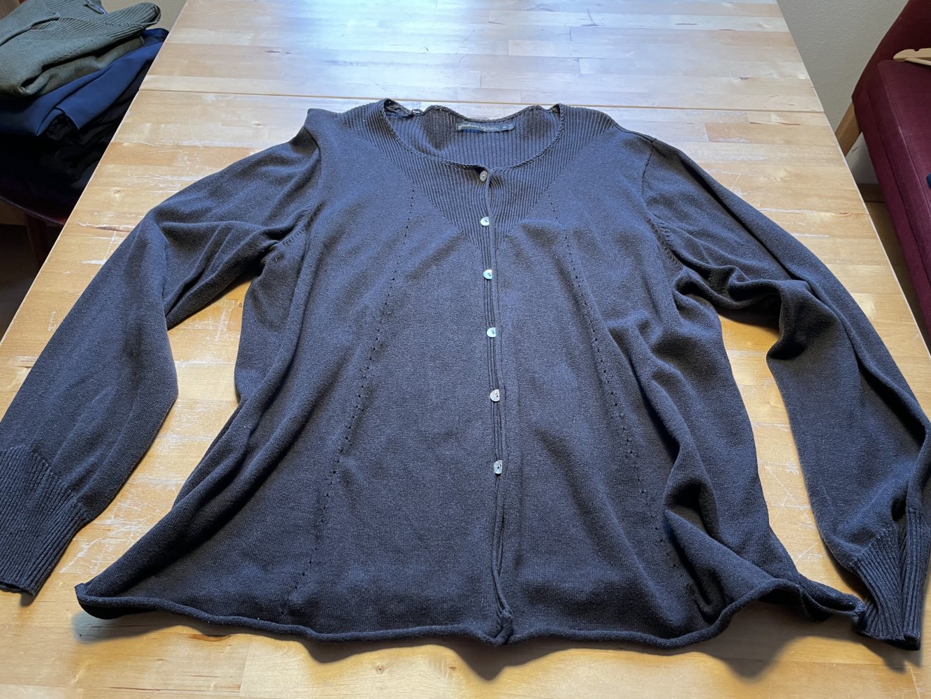 Gudrun Sjöden Strickjacke XL schwarz