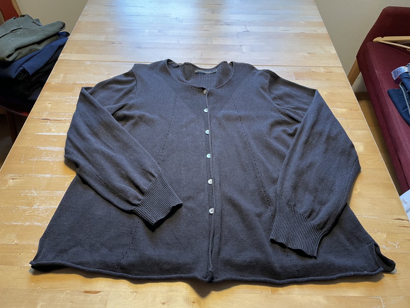 Gudrun Sjöden Strickjacke XL schwarz