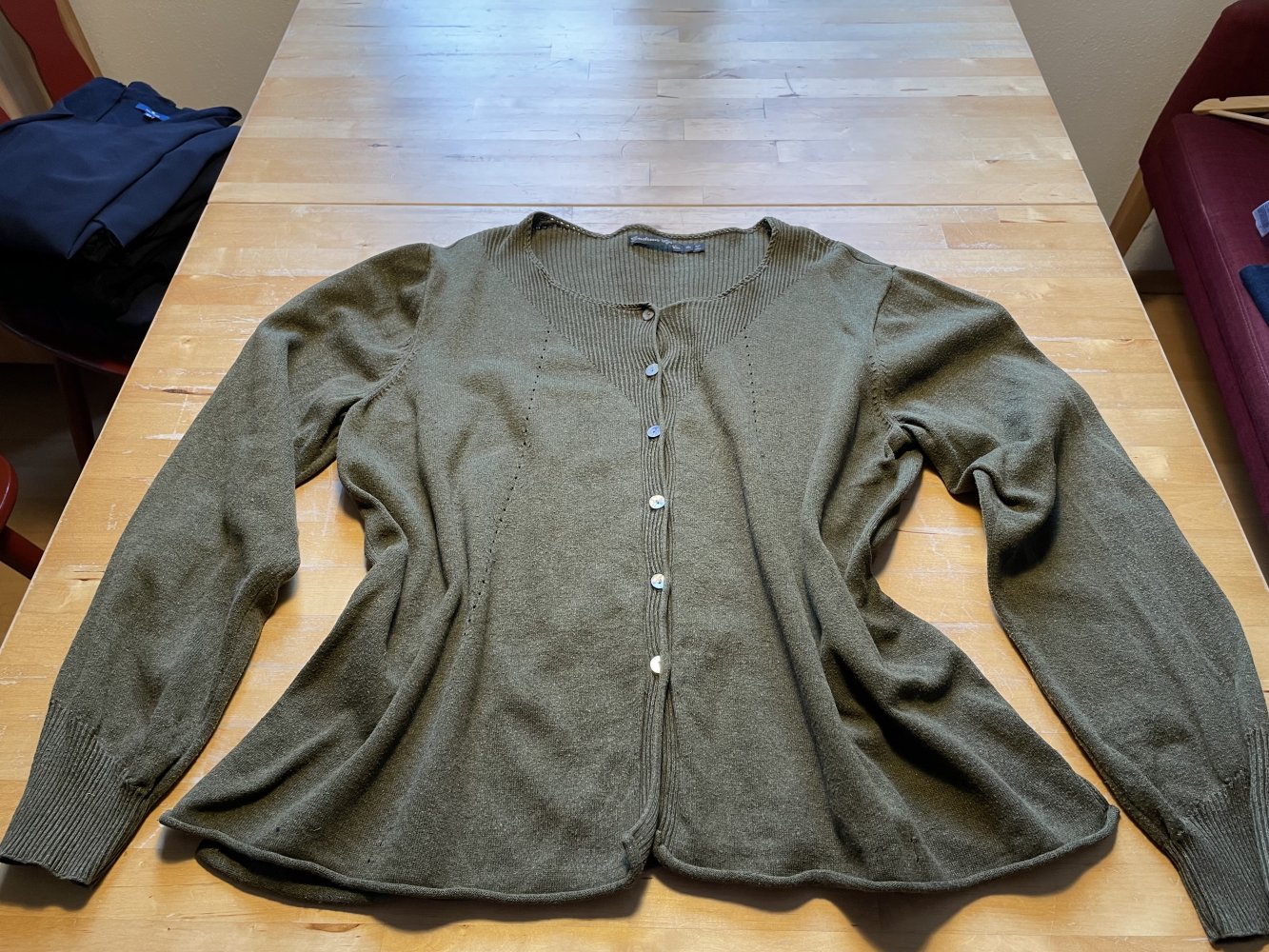 Gudrun Sjöden Strickjacke XL grün