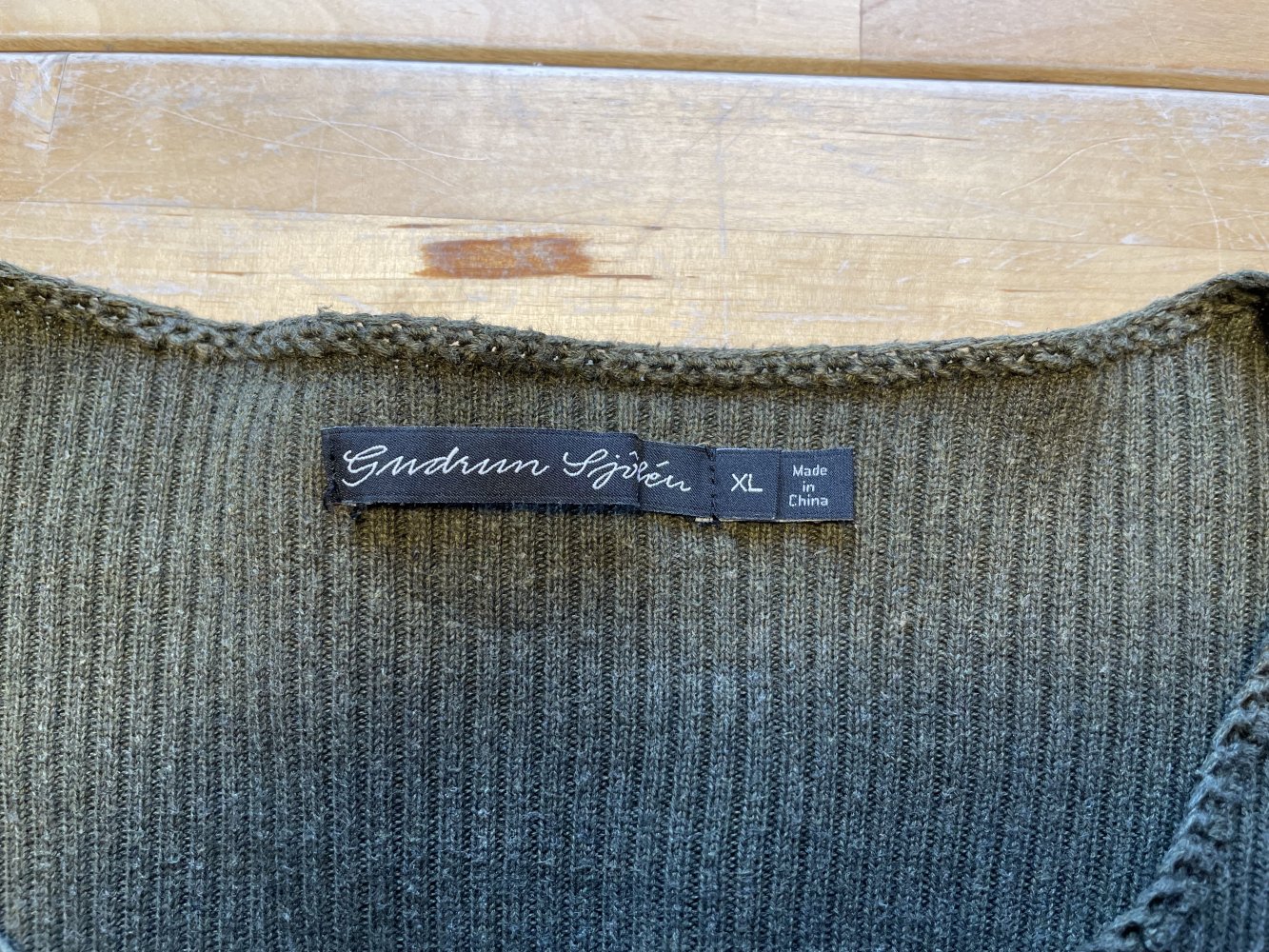 Gudrun Sjöden Strickjacke XL grün