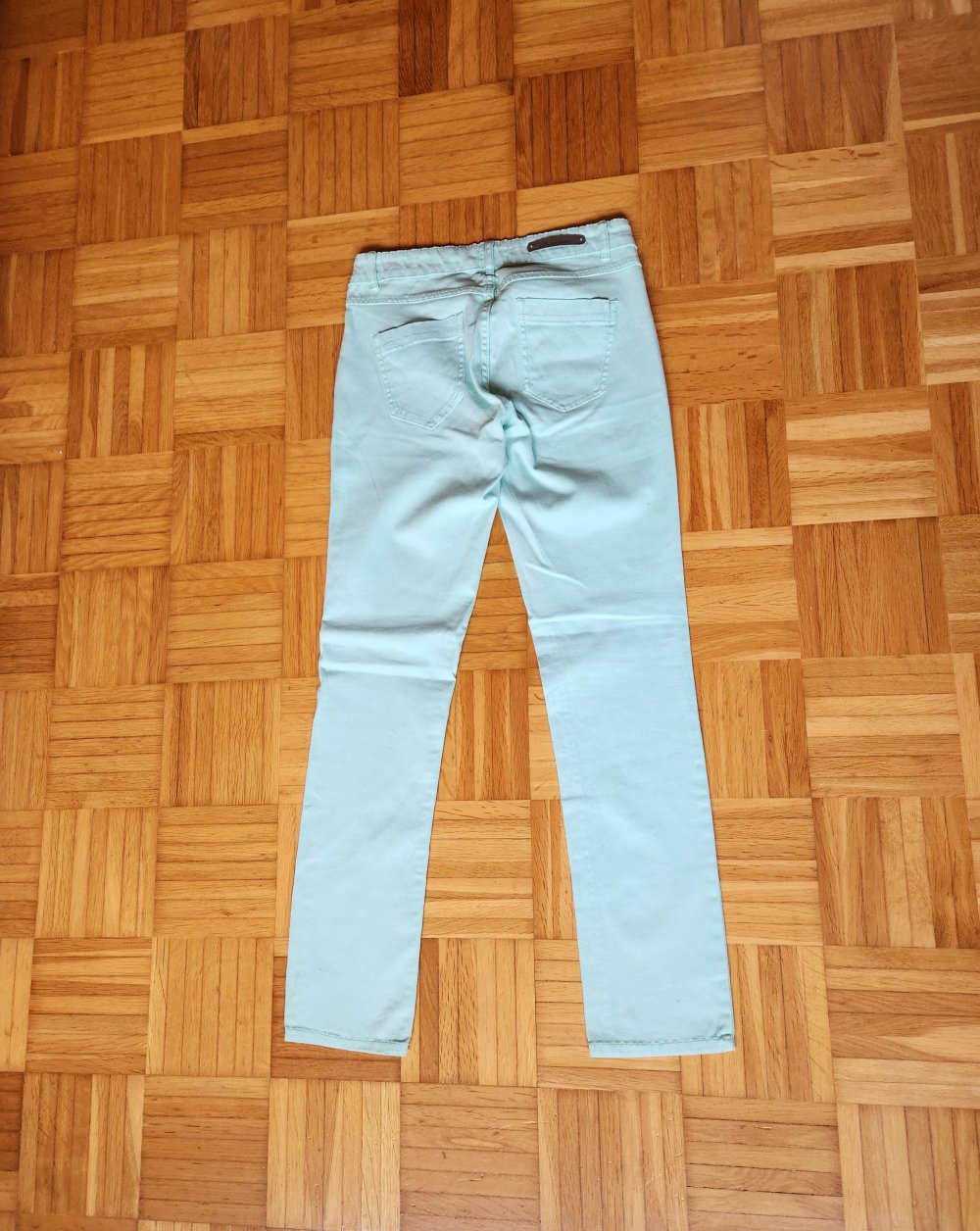 Mintgrün Türkis Hose Damen