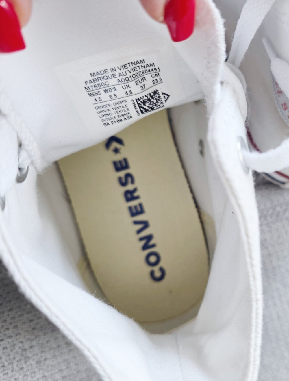 All Star Converse Chucks weiß Gr 37