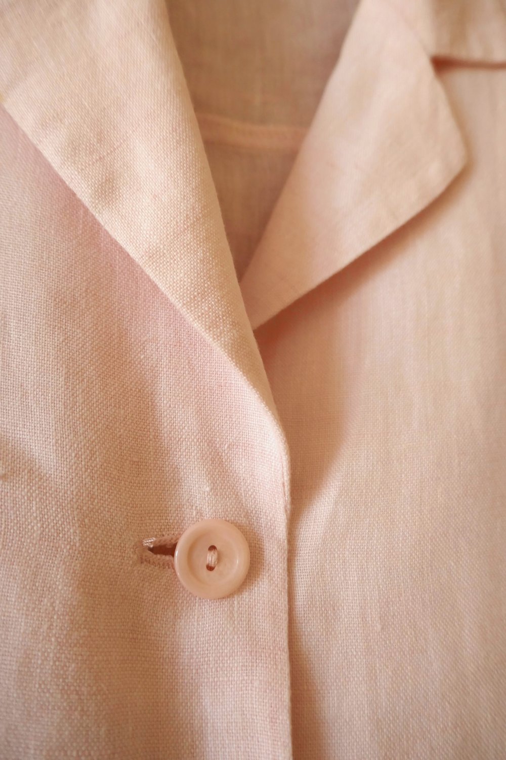 Sommerlich leichter Leinen - Anzug , 100% Leinen, Farbe zart- rose, Größe 38