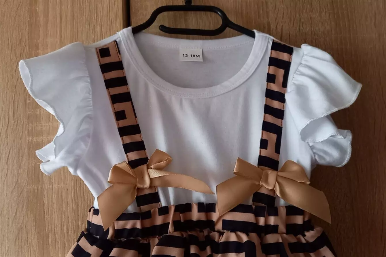 Babykleid für 12-18 Monate ( genaue Maße im Text )
