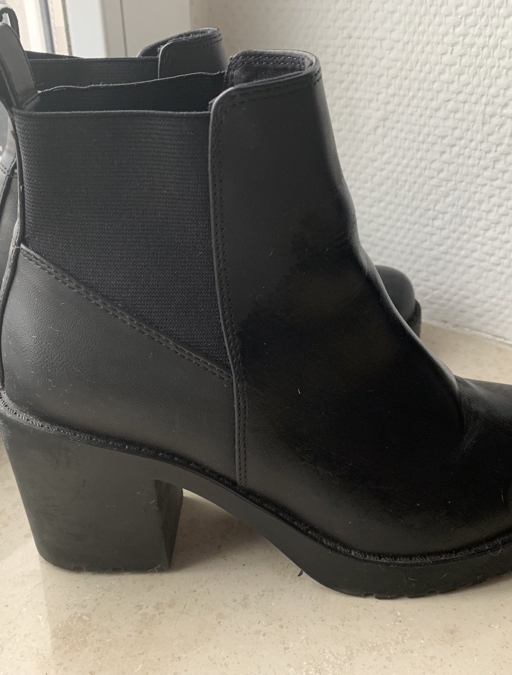 Schuhe Stiefeletten 37 Damen Schwarz H&M