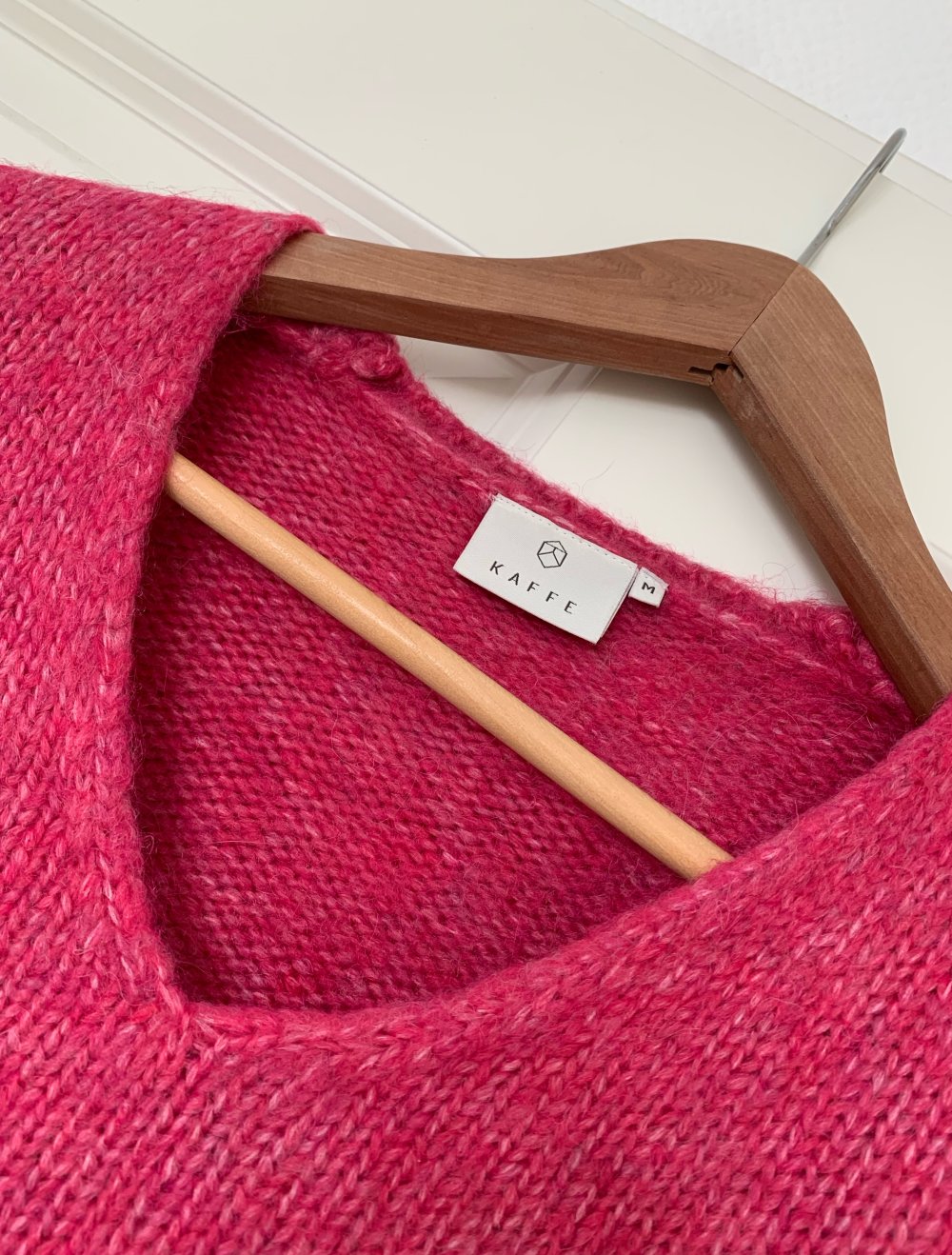 Neu Strick Pullover Pink Kaffe M