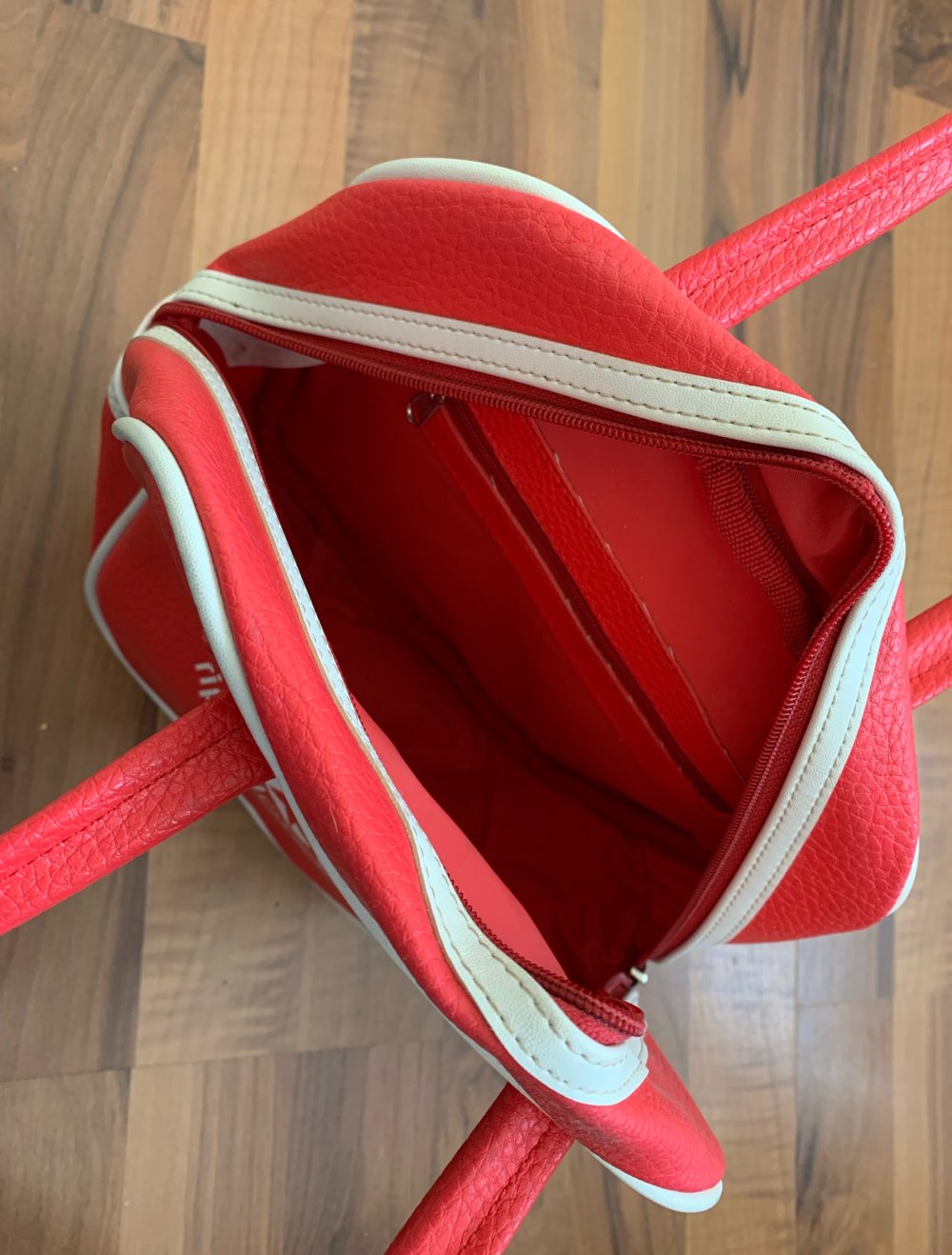 Bowling Bag Tasche Handtasche Korallenrot