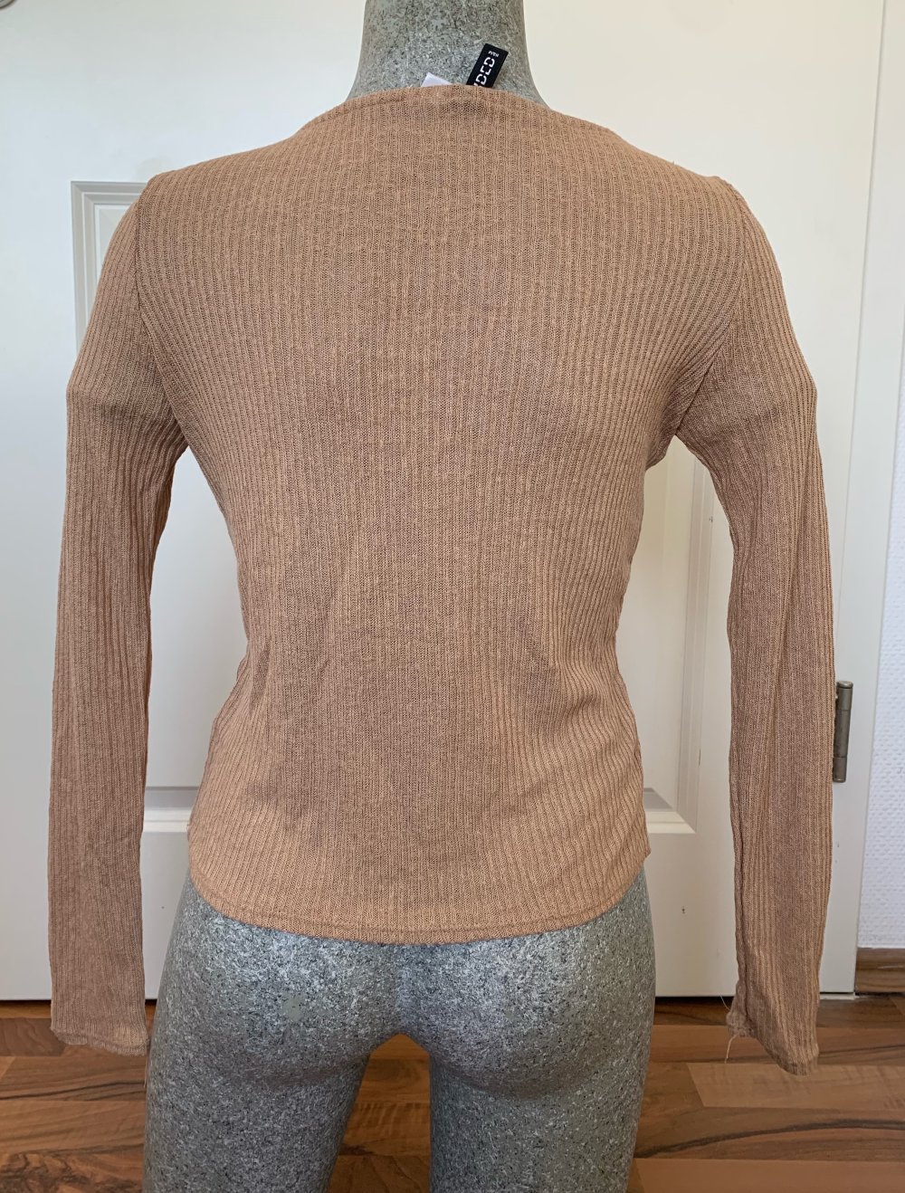 Neu Langarm Shirt Pullover H&M XS Beige