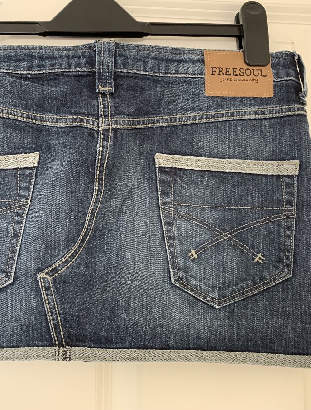 Neu Süßer Jeans Mini Rock  Freesoul M