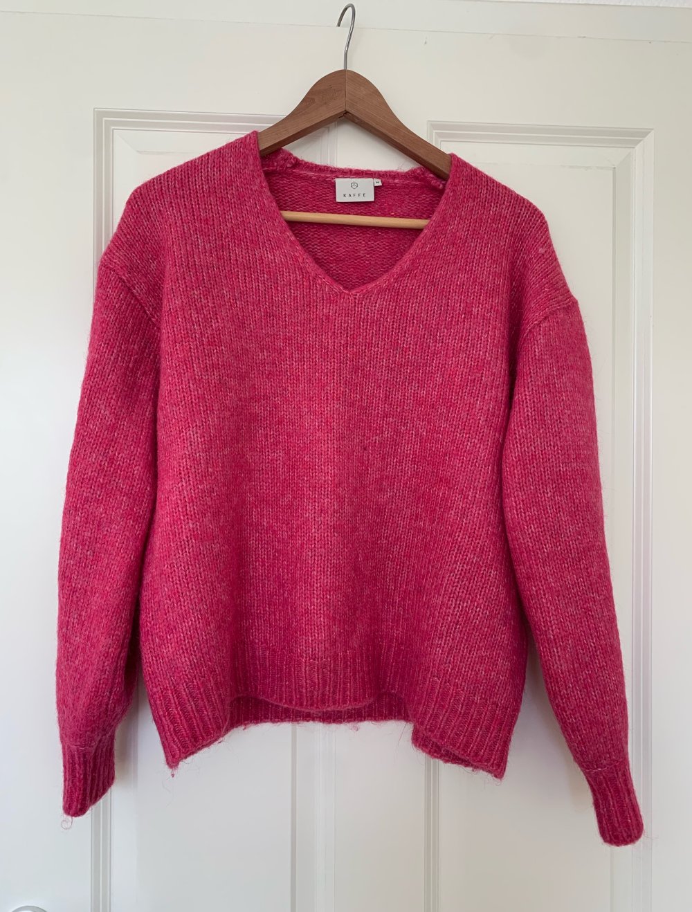 Neu Strick Pullover Pink Kaffe M