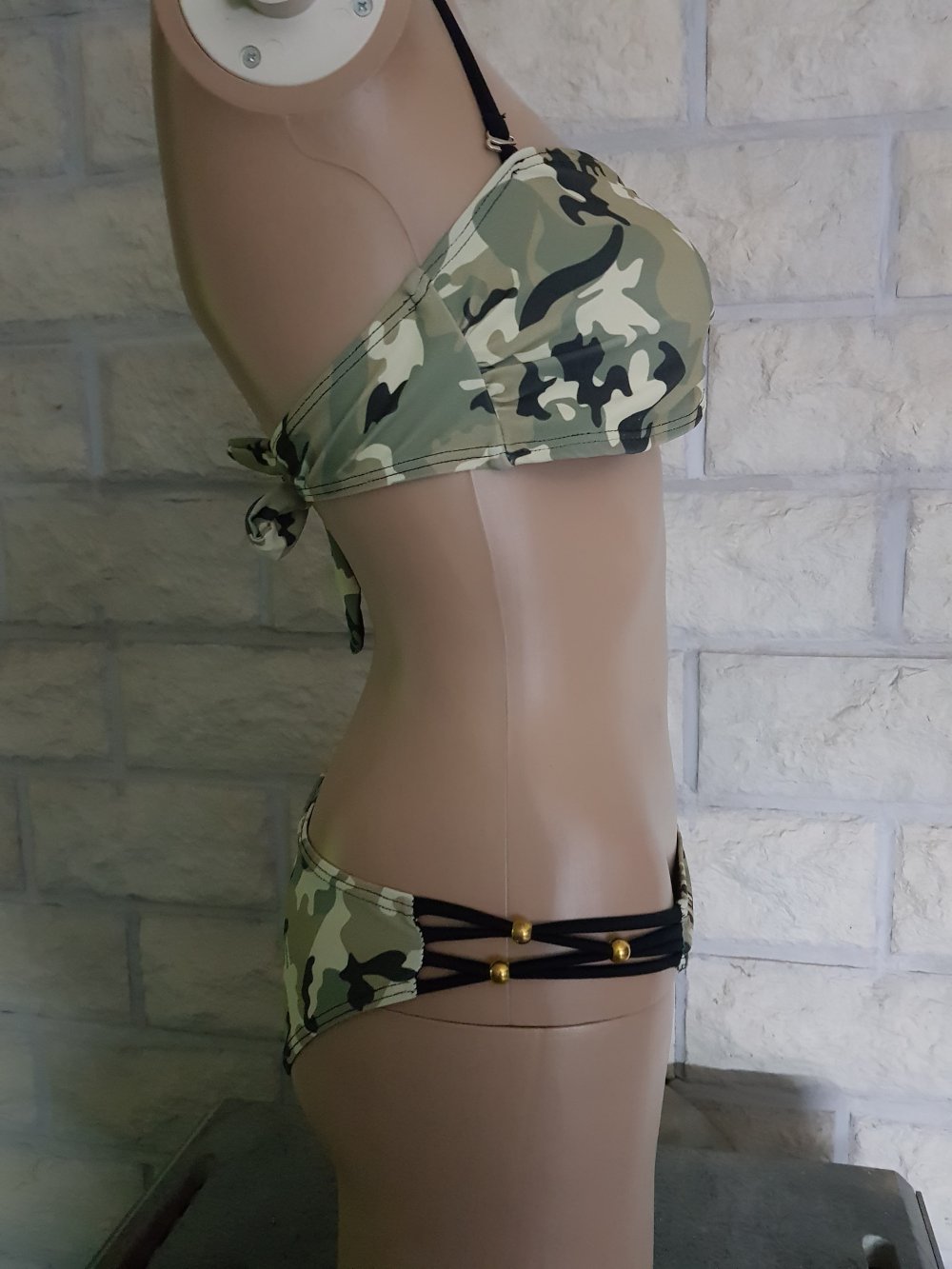 Camounflage Neckholder Bikini
