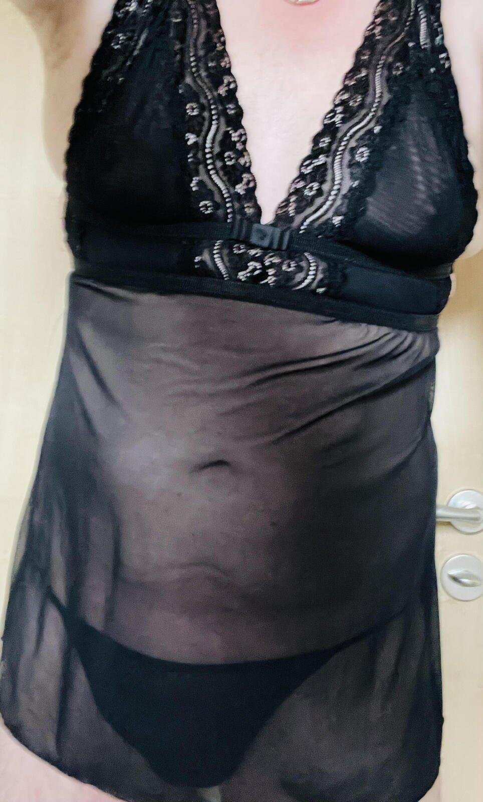 Transparentes Nachthemd