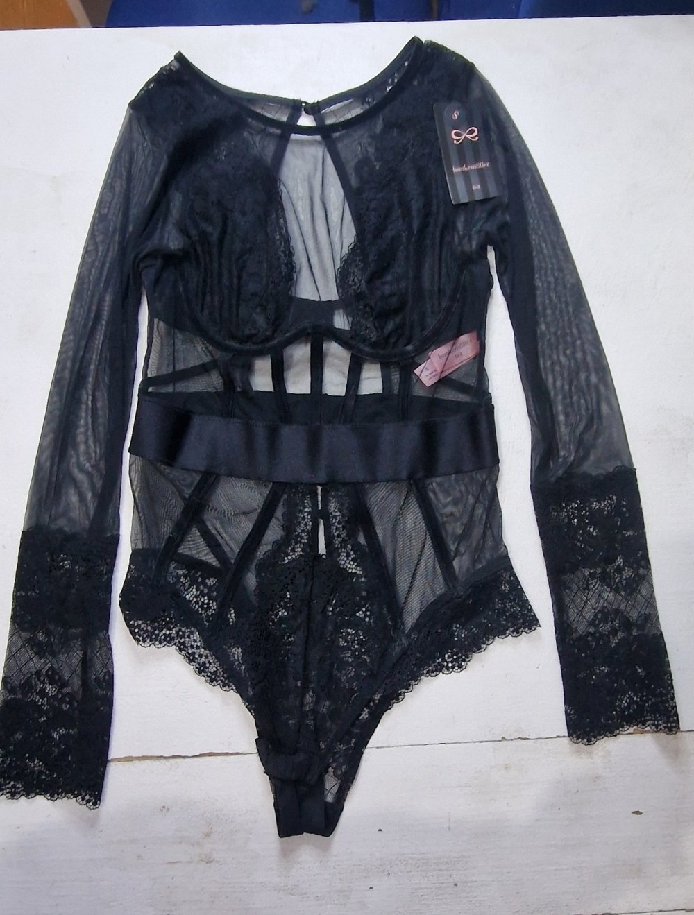 Hunkemöller Body schwarz Größe S